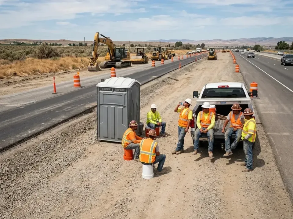 highway-road-construction-crew-007 — frequently asked questions, Porta Potty and Restroom Rentals in Augusta, KS